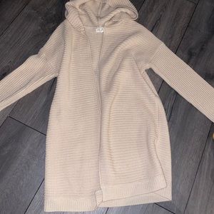 Hooded cardigan